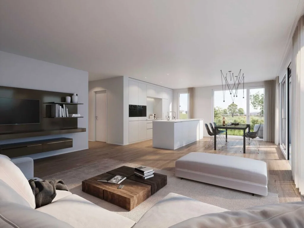 Doppeleinfamilienhäuser Steiacher Bünzen - Innen